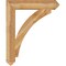 Ekena Millwork Thorton Arts & Crafts Rough Sawn Bracket, Western Red Cedar, 6"W x 36"D x 44"H BKT06X36X44THR03RWR - alternate 2